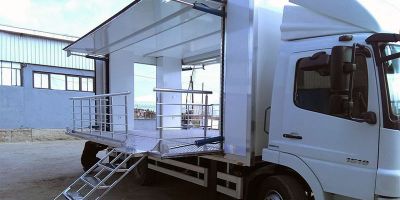 Mobil Sahne ve Tanıtım Aracı İmalatı - Özel Hidrolik Aksamlı